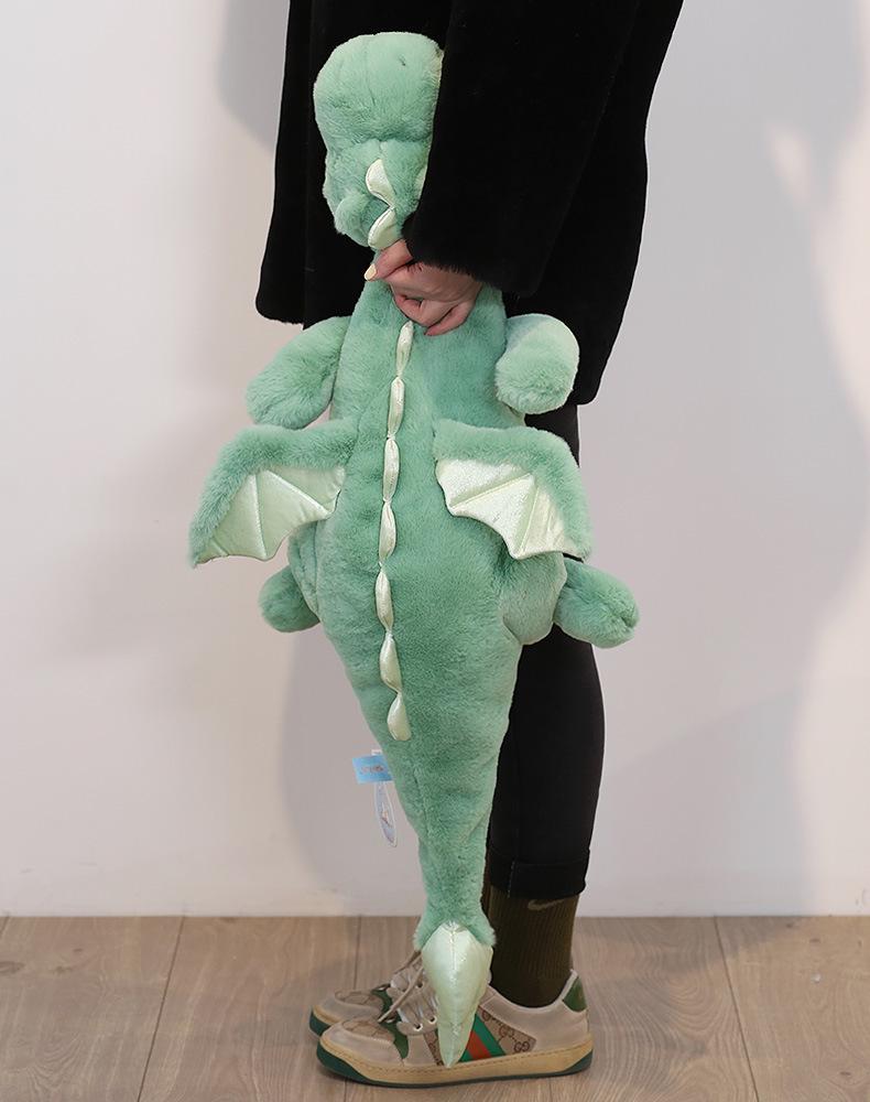 Large Plush Flying Dragon Dinosaur Pillow Doll - Soft & Huggable