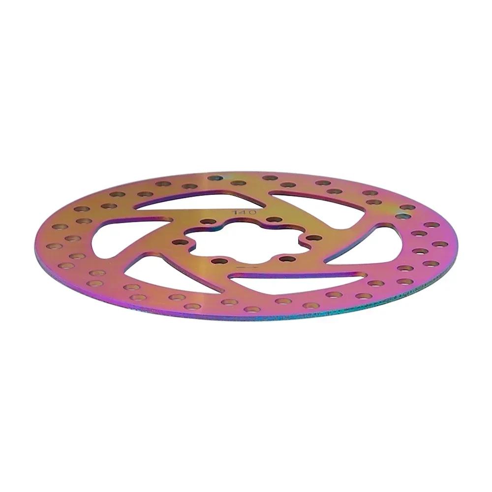 140MM Brake Disc for Kukirin G2 Pro G2 MAX Electric Scooter Colorful Disc Brakes Part Stainless Steel Disc With 6 Screws