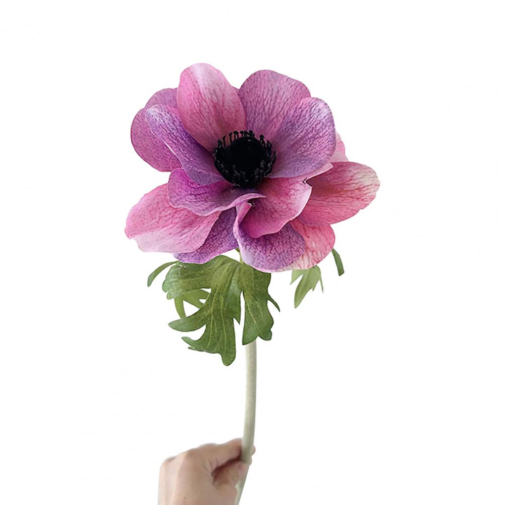No Maintenance Flower Artificial Flower Stem Uv Resistant Silk Bloom Realistic Faux Flower Centerpiece for Home Office Wedding