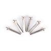 6Pcs Metal Bridge Pin Folk Acoustic Guitar String Pin Peg Nail Silver/Gold Color