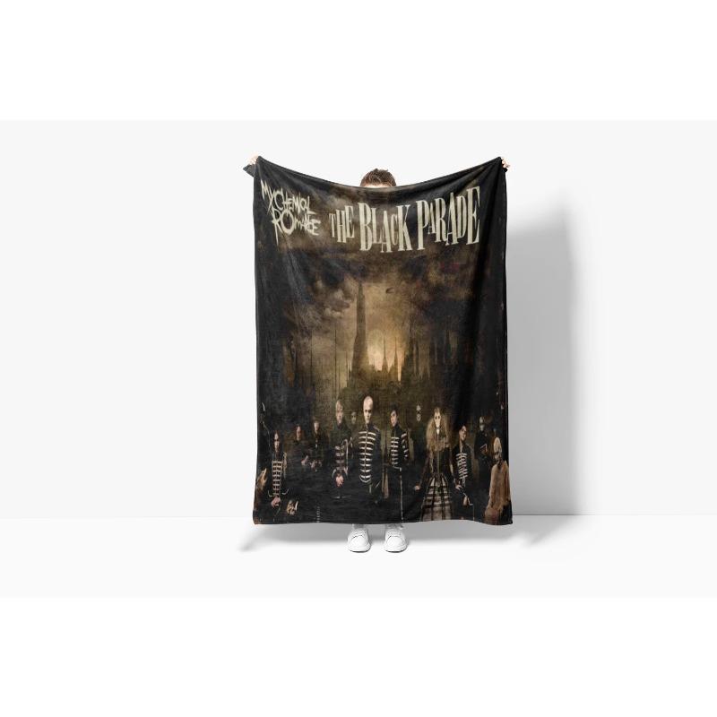 My C-Chemical R-Romance Band Blanket Flannel Soft Kid's Baby Throw Blanket,for Bedroom Living Room Sofa Bed Car, Brithday Gift