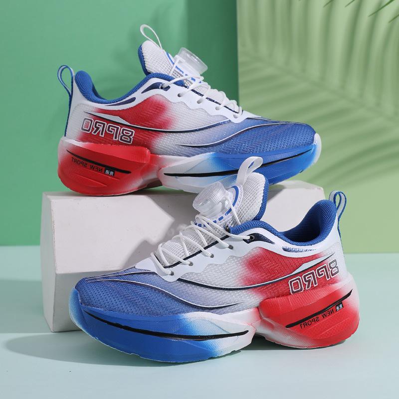 Neue rutschfeste, leichte Sportschuhe für Mädchen mit Drehverschluss - Chitu 8pro Laufschuhe für Kinder