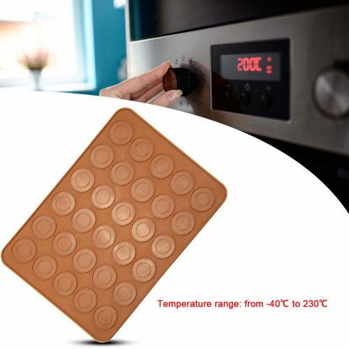 Round Macaron Sheet Silicone Macaron Mat for Microwave Ovens and Refrigerators