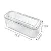 Hair Accessories Organizer With Lid Transparent Dustproof Storage Box For False Nails Makeup Brushes Powder Puffs