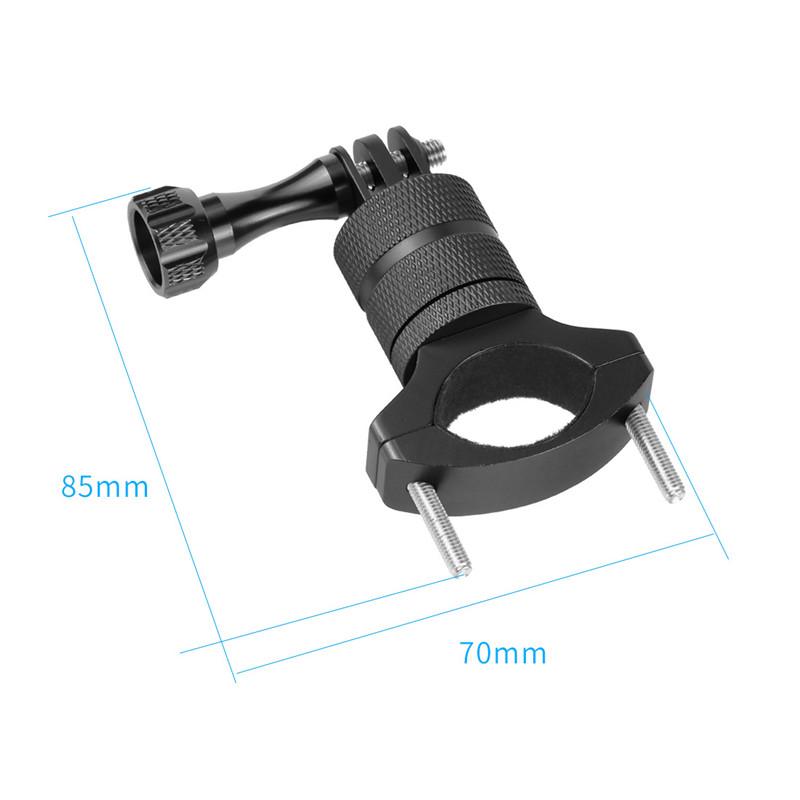 For GoPro 13 Motorcycle Bike Handlebar Mount for Gopro 12 11 10 9 8 7 DJI Action 5 Pro 360 Degree Rotation Handle Bar DSLR Clamp