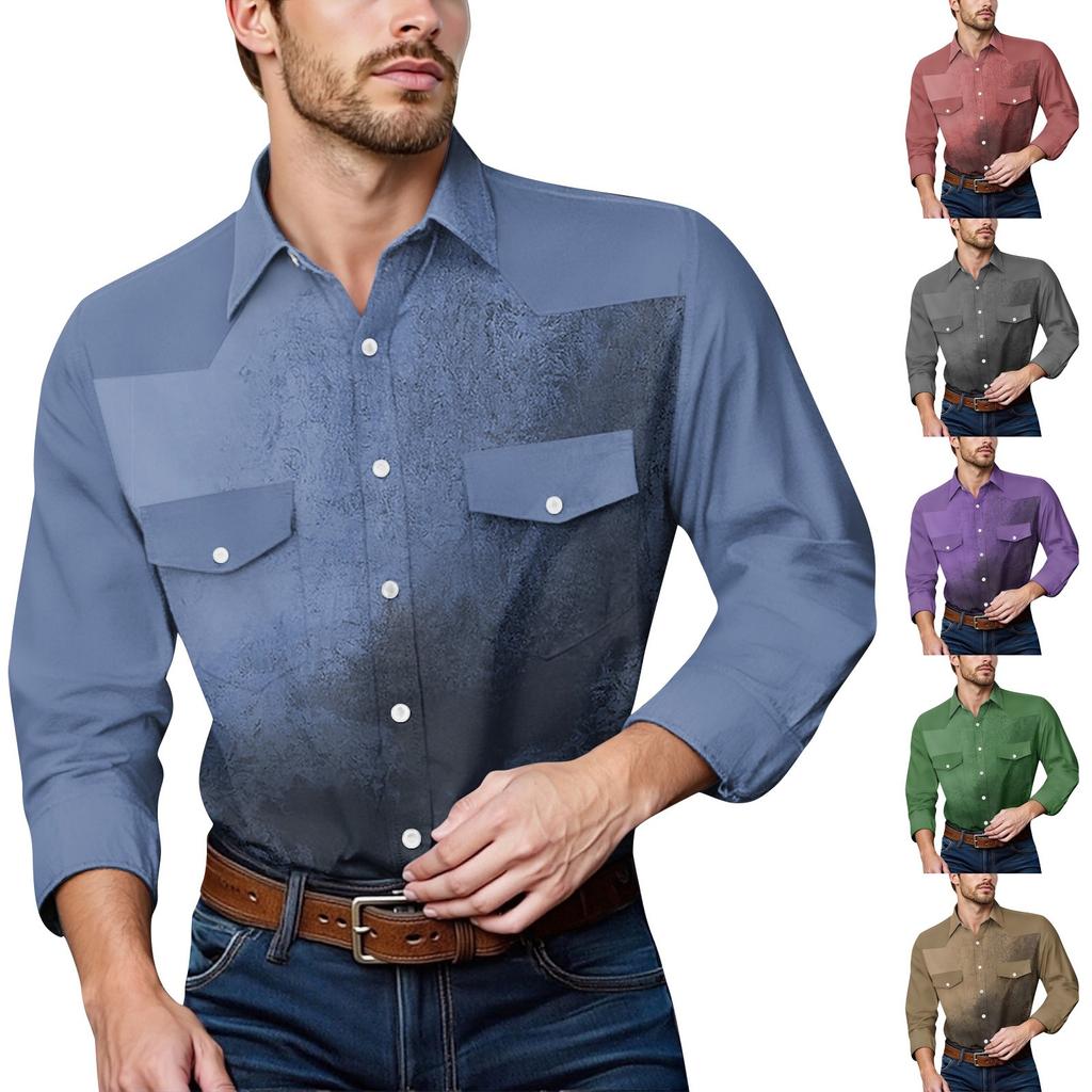 Men'S Fashionable Lapel And Shoulder Length Short Sleeved Casual Top