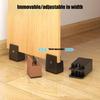 Set of 4 Sturdy Plastic Bed Risers 2Inch Thick Leg Extenders Accessory for Desk Chair Sofa Storage Solution Use