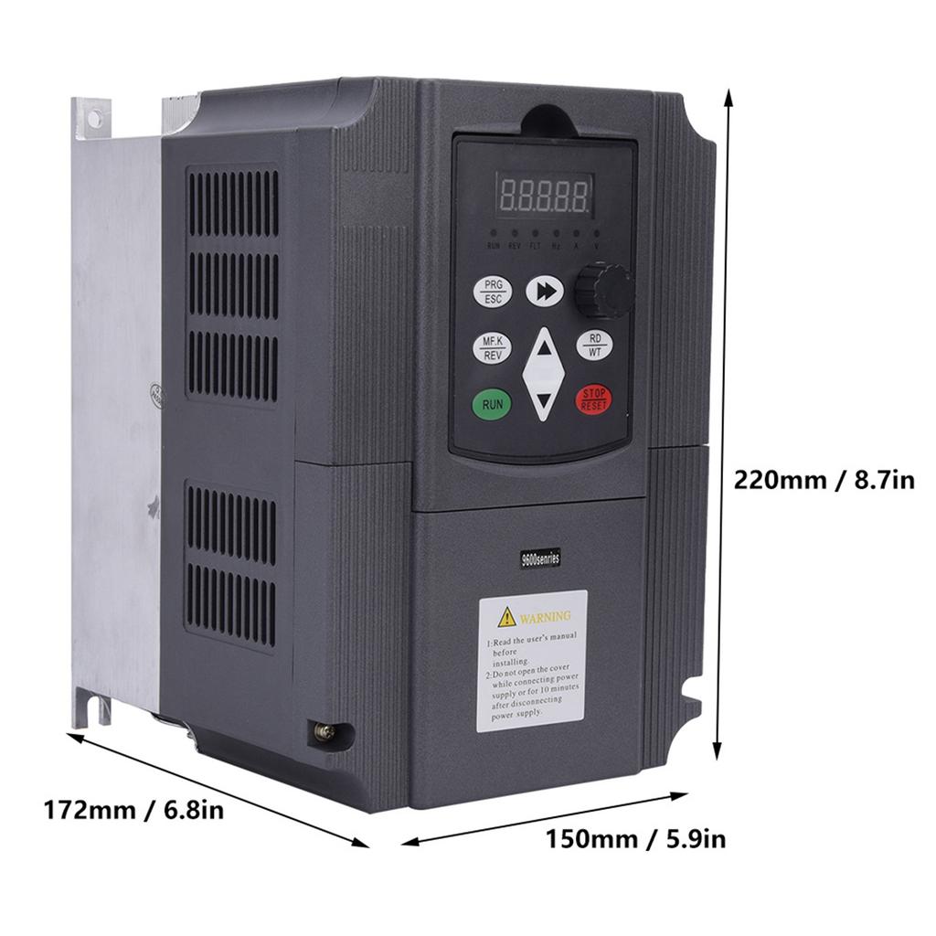 Variable Frequency Drive Universal Single Phase to Three Phases Inverter 9600 1T 00550GB 5.5KW 220VAC