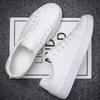 Men's Sneakers Classic Leather Casual Shoes Light Comfort Walking Shoes Lacce Up Flats Black White Tenis Shoes  Hombre