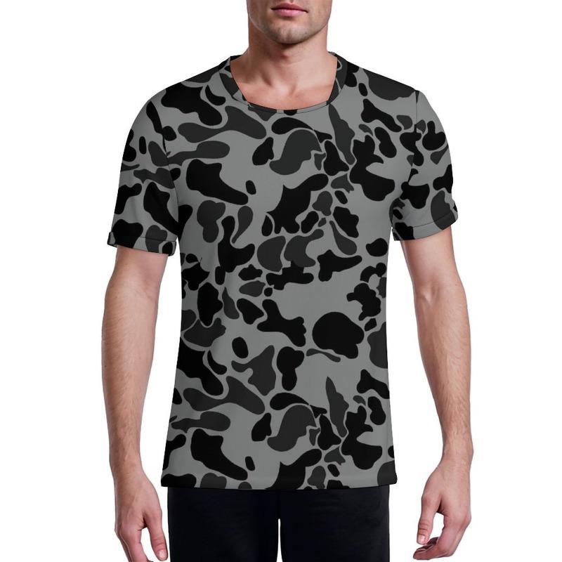 Summer Fashion New Men's Printed T-shirt Spaceship Round Neck Plus Size Men's Short Sleeve
