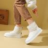 Snow boots winter new thick velvet thickened fashion warm tube Internet celebrity trend thick sole heightening cotton shoes
