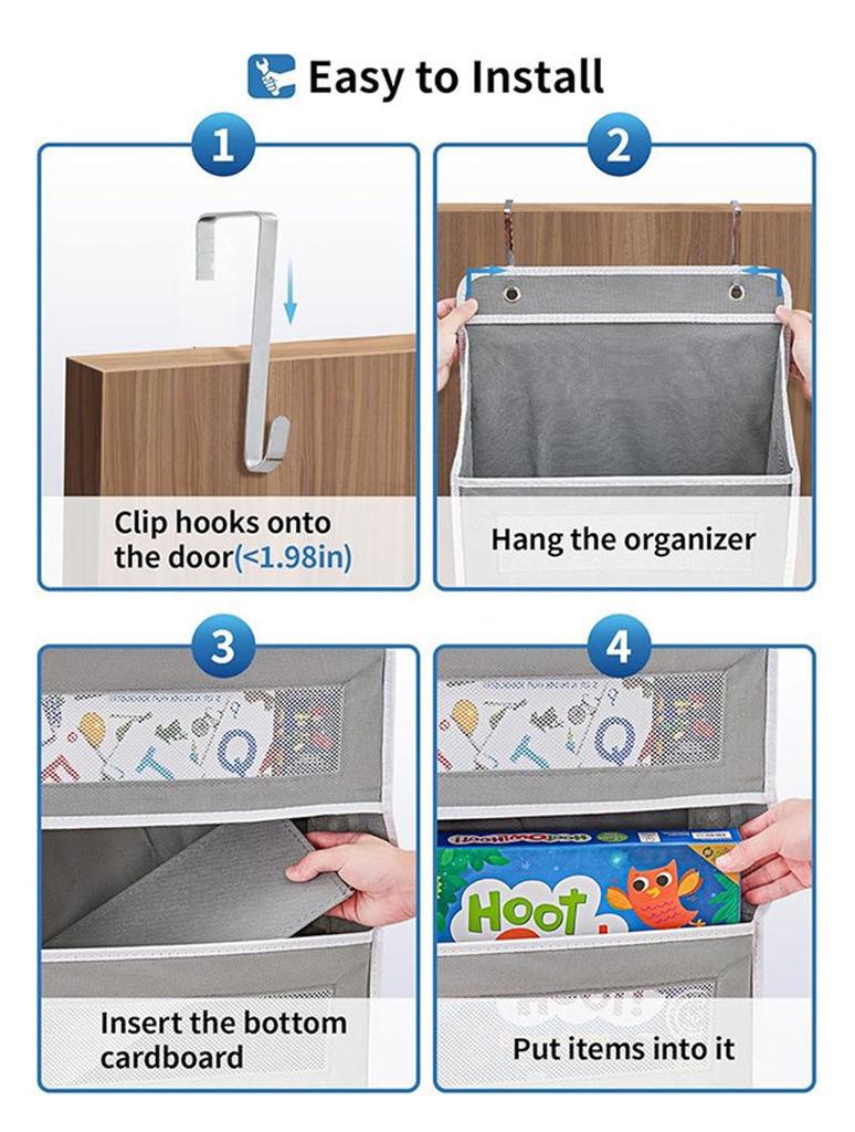 Large Capacity Hanging Storage Bag for Clothes and Toys - Non-Woven, Ideal for Dorms and Bedrooms