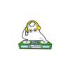 Cartoon Music Bass Guitar Cat Brooch Women Men Accessories Jewelry Gifts for Kids Students