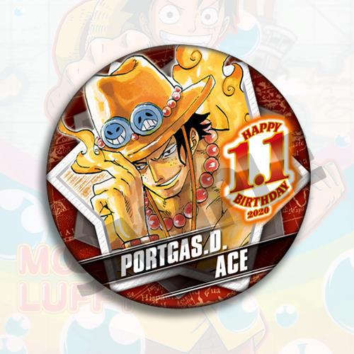 

Anime Badge Birthday Pin Luffy Zoro Chopper Sabo Ace Figure Pendant Accessories Collection Merchandise Present Set 58mm--Default