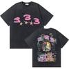 Washed Vintage Rapper Bladee  Hip Hop Oversized Tshirt Drain Gang Graphic Tshirt Men Women Fashion Artistic Sense T Shirts