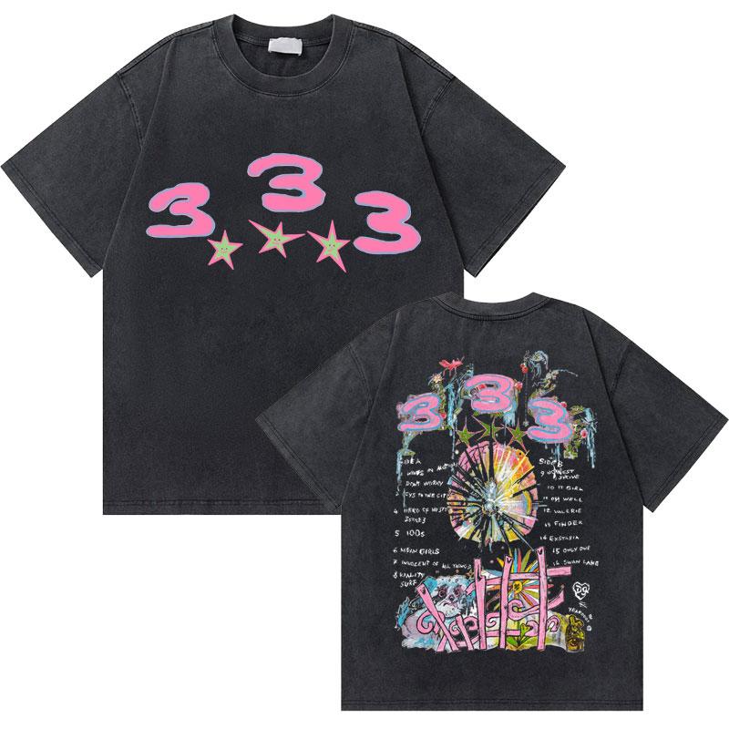Washed Vintage Rapper Bladee Hip Hop Oversized Tshirt Drain Gang Graphic Tshirt Men Women Fashion Artistic Sense T Shirts S