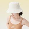 Plaid Wide-brimmed Bucket Hat Women's Summer Big Brim Showing Face Small Sun Hat Sun Protection Hat Basin Hat