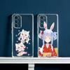 Gebraucht P-Pekora H-Hololive Niedliche Handyhülle Für Samsung Galaxy S24 S25 S23 S22 S21 Plus S24 S25 Transparente Hülle