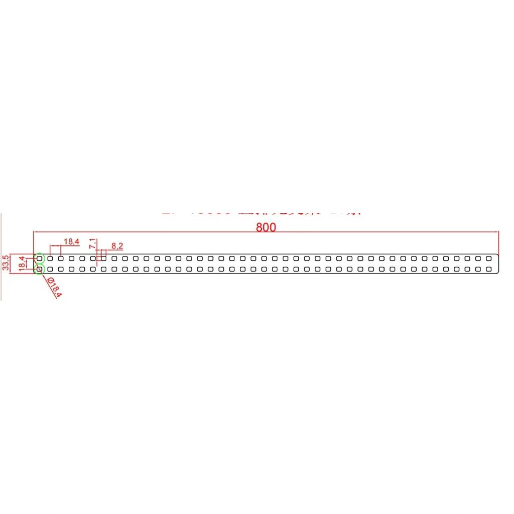 Copper Busbar 21700 1P2P Copper Strip 18650 Cells Straight Sort Dislocation Sort Power Battery Connection Busbar 0.3MM 2PCS