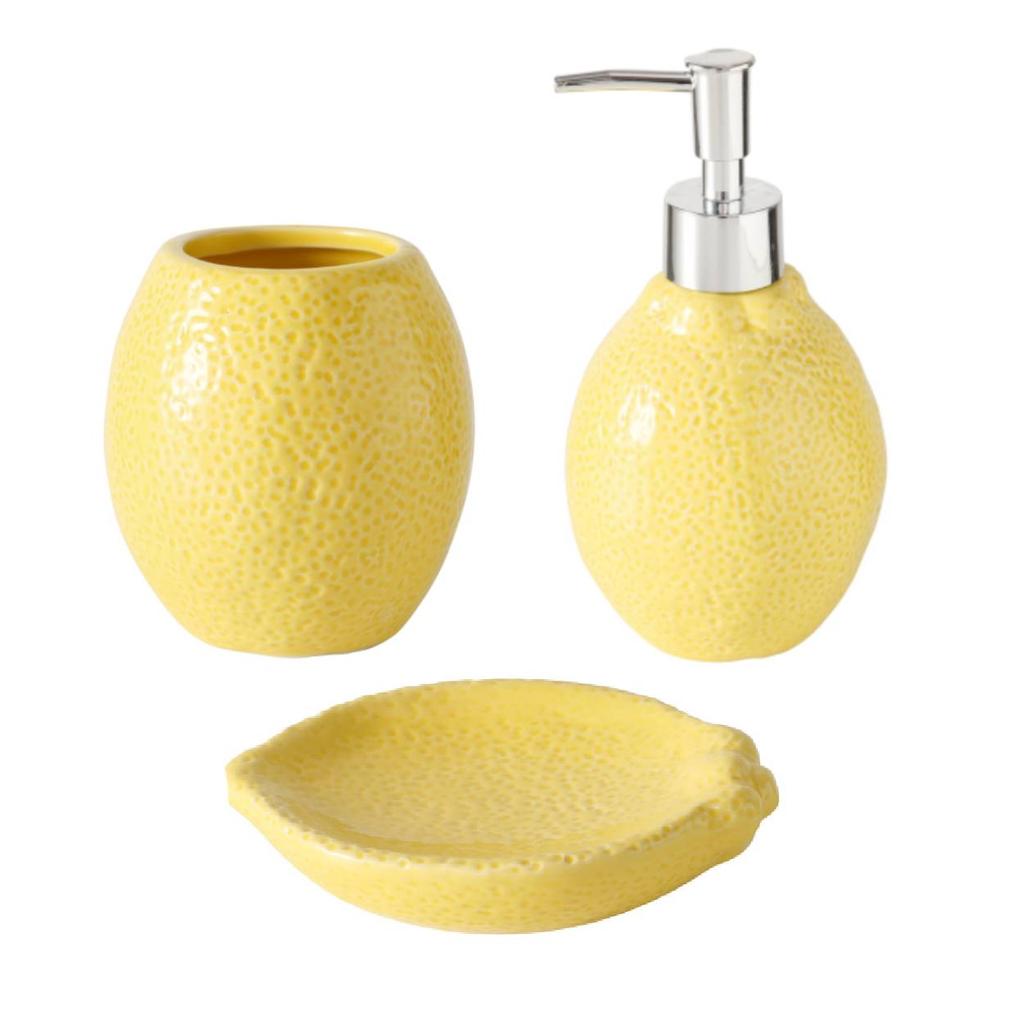 Ceramiczny Kubek Łazienkowy Limone