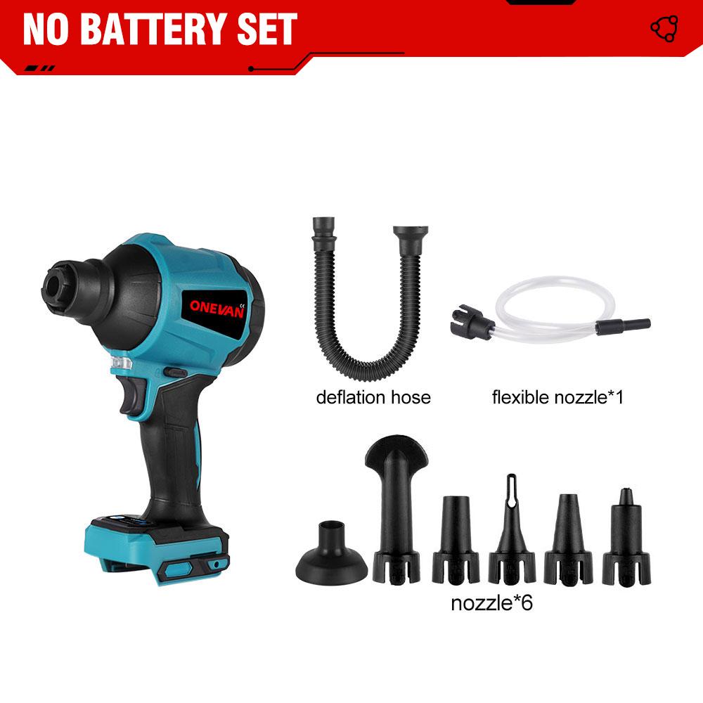 ONEVAN 1000W 40000RPM Wireless Blower Air Blower Cordless Battery Rechargeable Blower Dust Blower For 21V 18V Battery