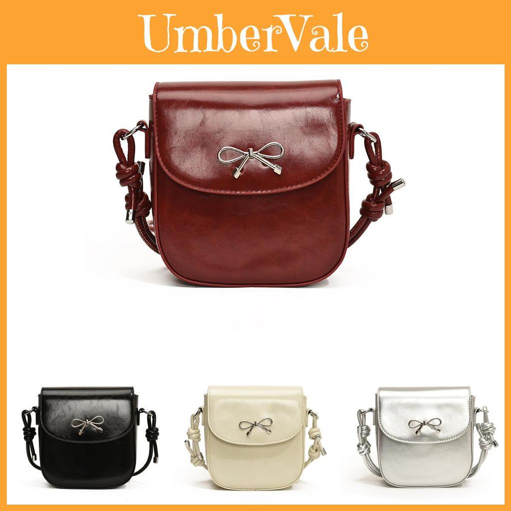 Trendige Koreanische Style Schmetterling Schleife Kleine Umhängetasche Für Damen 2024 Sommer Edition Mittlere Größe Schwarz Weiß Silber Rot