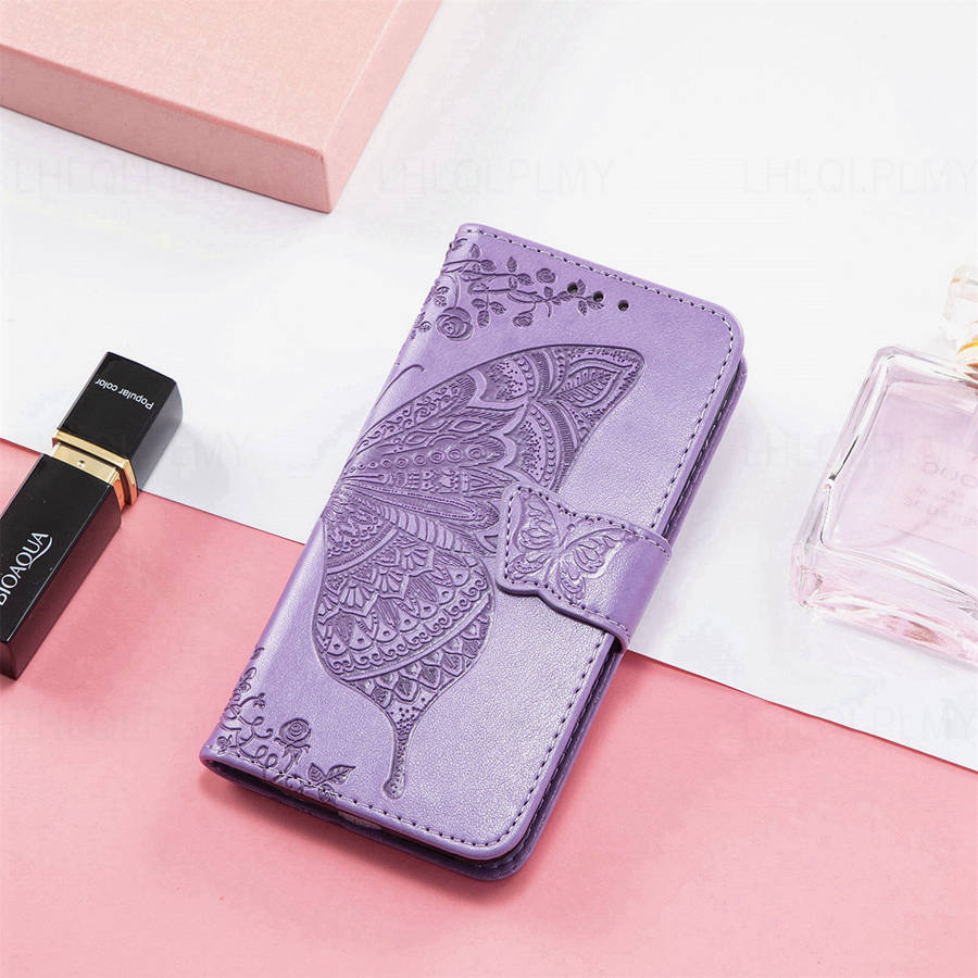 Butterfly Pattern Leather Flip Case For OPPO Reno 14 Pro 5G 14F A5X A6 Reno14 F Realme C71 Wallet Cover Capa Coque