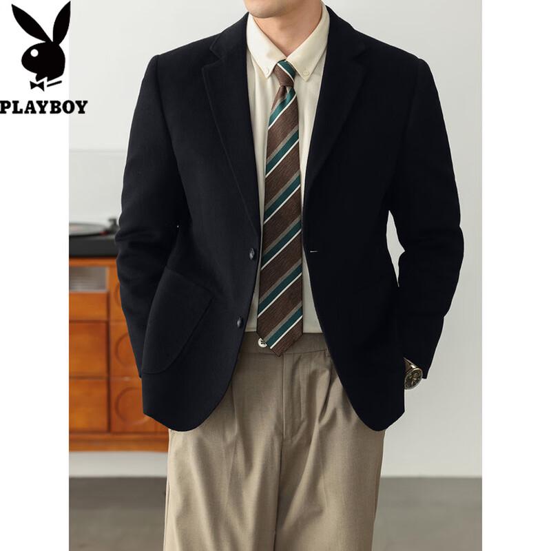 PLAYBOY Men's Wool Blend Casual Blazer