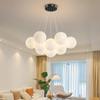 Bedroom Chandelier Nordic Lighting Modern Minimalist Creative Moon Bubble Lamp Living Room Dining Room Children's Room Planet Lighting
