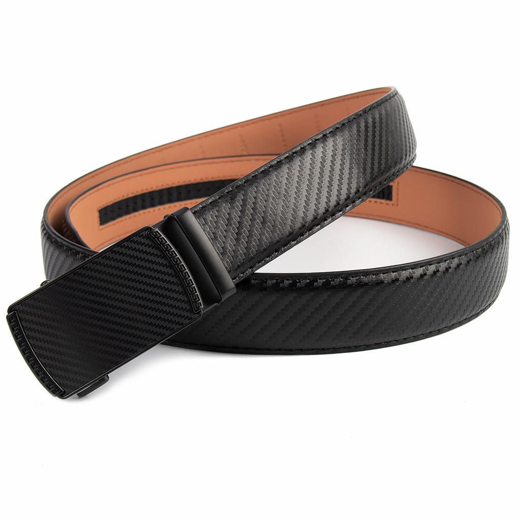Belt Men'S Two-Layer Cowhide Business Automatic Buckle Men'S Belt Simple Business Belt