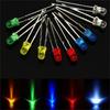 200pcs Green Red Yellow Bulb Emitting Diodes Ultra Bright Light Bead LED Diode Kit 3 Mm 5mm