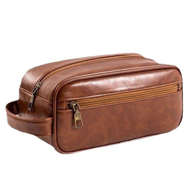 High-End PU Cross-Border Wash Bag: Men's Handheld Large Capacity Cosmetic Travel Bag