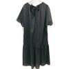 DES PRES Black Cotton Silk Type Lighter Teardrop Gyaza Dress dress 36 blackUsed