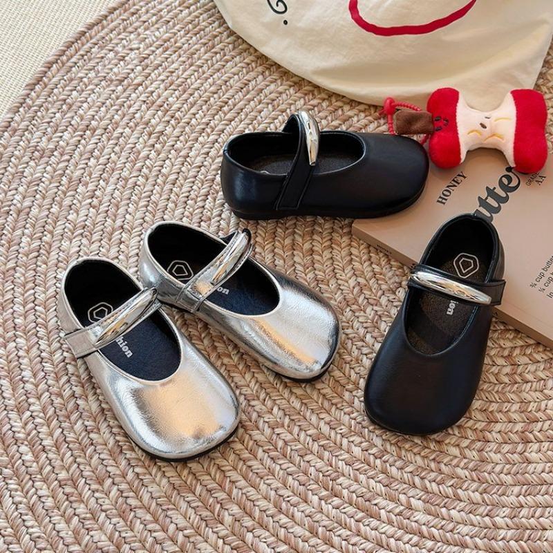 Girls' Fashionable Princess Shoes Baby Girls' Korean Style Leather Shoes Lightweight Mary Jane Shoes