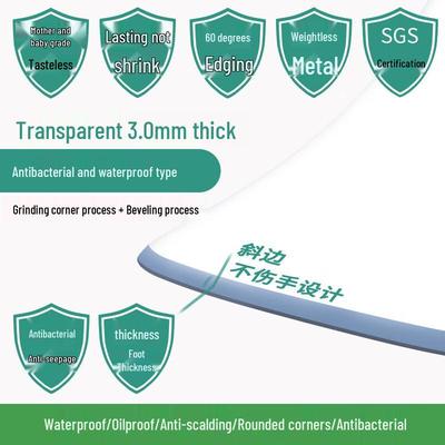 Transparente Weichglas-PVC-Tischdecke