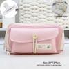 Japanese Style Cotton Rope Pencil Case - Large Capacity for Junior & Senior High School Students