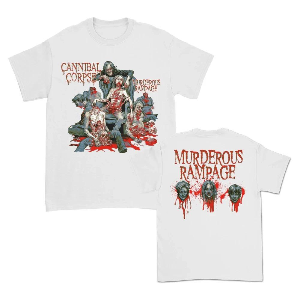 

Death Metal Band Cannibal Corpse Album Poster Pattern TShirt Unisex New Summer Loose Harajuku Style Crew Neck 100 Cotton Top 4XL