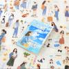 M-Modern-Women Journal Sticker Book PET People Stickers For Journaling Scrapbooking Junk Journal Supplies Romantic Travel