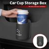 VLKO3 Leather Car Door Cup Holder Drink Storage Bottle Organizer Accessories For Citroen C3 C4 C5 C1 C2 Berlingo Celysee Picasso Xsara