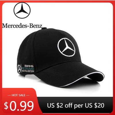 Varm Bildekal Mercedes Benz Brodert Bil Justerbar Sport Baseball Kasual Lue For Mercedes Benz A C E S G Klasse GLC CLE CLA