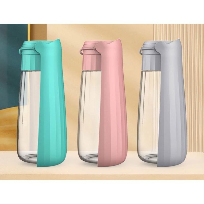 Foldable Dog Water Dispenser Pet Drinking Bottle Outdoor Travel Water Bottle Large Capacity Dog Hiking Camping Water Cup