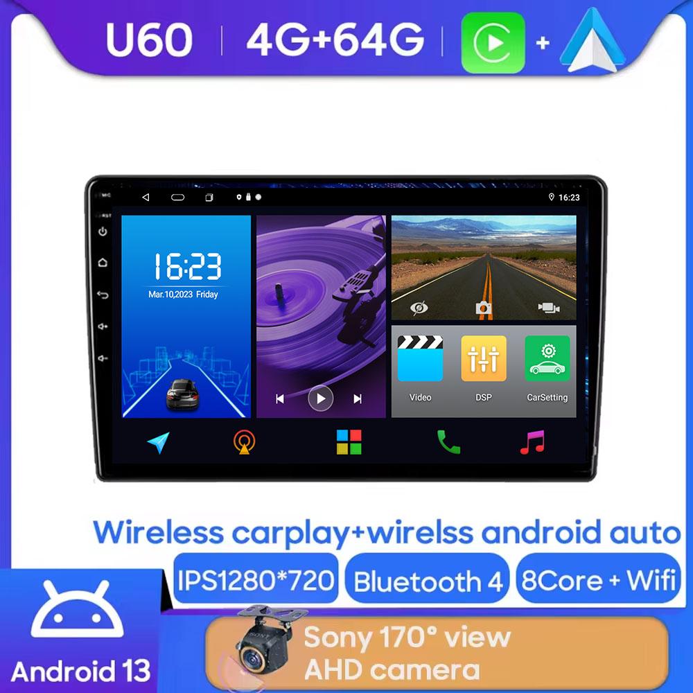 Android Multimedia For Ford Transit 350 2020 - 2021 Car Stereo CPU Radio QLED Player Navigation Carplay Auto HDR  Cam Dash WIFI