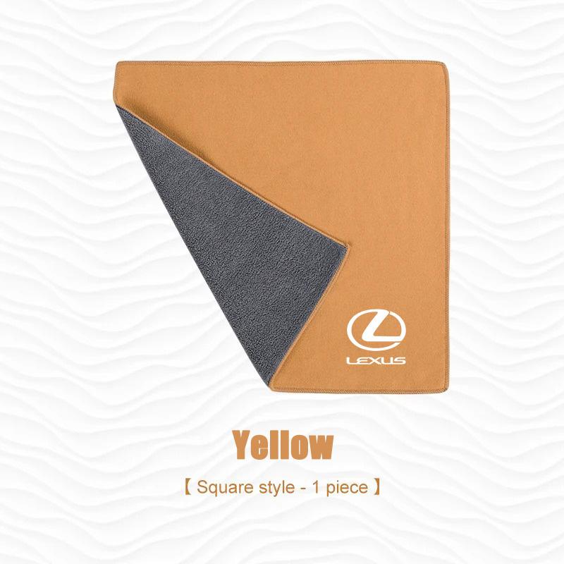 Car Cleaning Brush Tool Dust Remover+Suede Fleece Microfiber Wash Towel For Lexus ES RX NX LS UX LM LX GX LC RZ IS CT GS RC HS