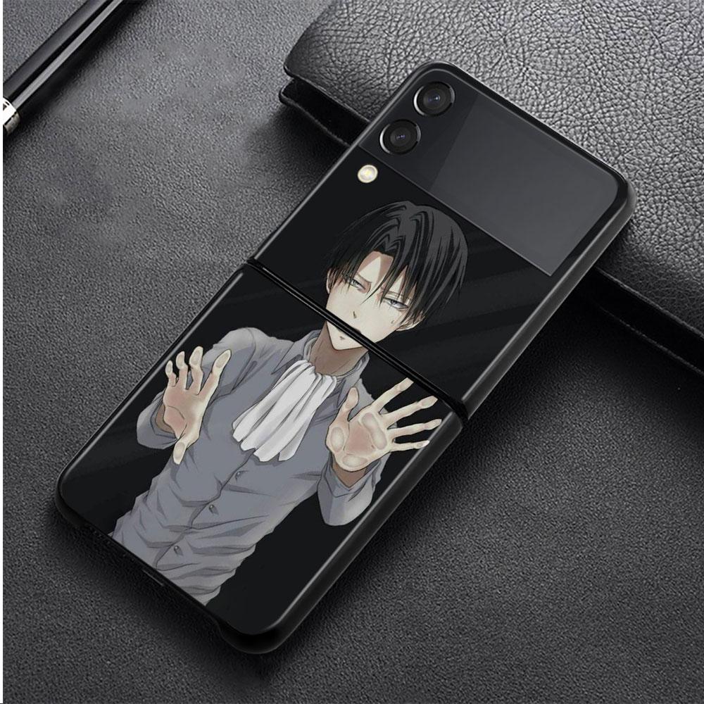 Hard Pc Shingeki No Kyojin Attack On Titan Phone Case For Samsung Flip Zflip Z Flip3 5g Zflip3 Fundas