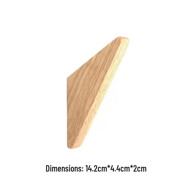 Walnut Solid Wood Coat & Hat Hook: Original Finish