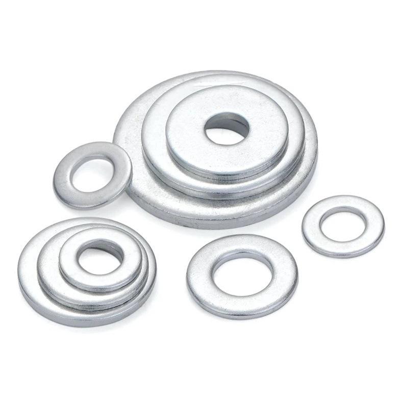 

Galvanized Iron Flat Washer Grade 4.8 - Thickened & Enlarged (Sizes: M2 to M11) M4*9*0.8