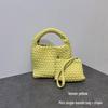 Niche Handwoven Phone and Coin Crossbody Bag: Mother-Child Collection