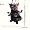 Dog Car Decoration, Car Mirror Decoration Dog | Decorative Car Accessories, 2D Acrylic Track