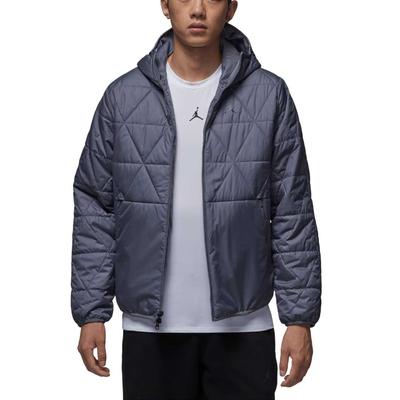 Giacca Sportiva Therma-Fit Tinta Unita con Cappuccio Comoda in Cotone Giacche Uomo FZ3163-075