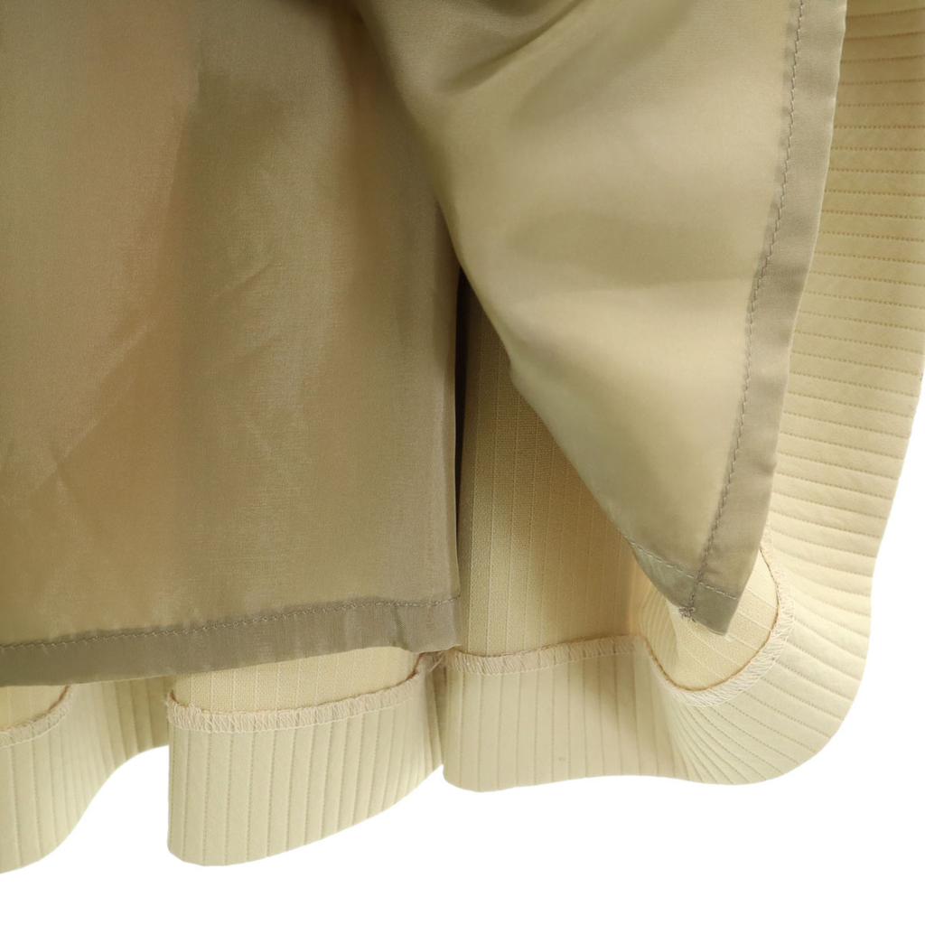 Near.nippon Made In Japan Long Length Quilted Flare Skirt 36 Yellow Women Used